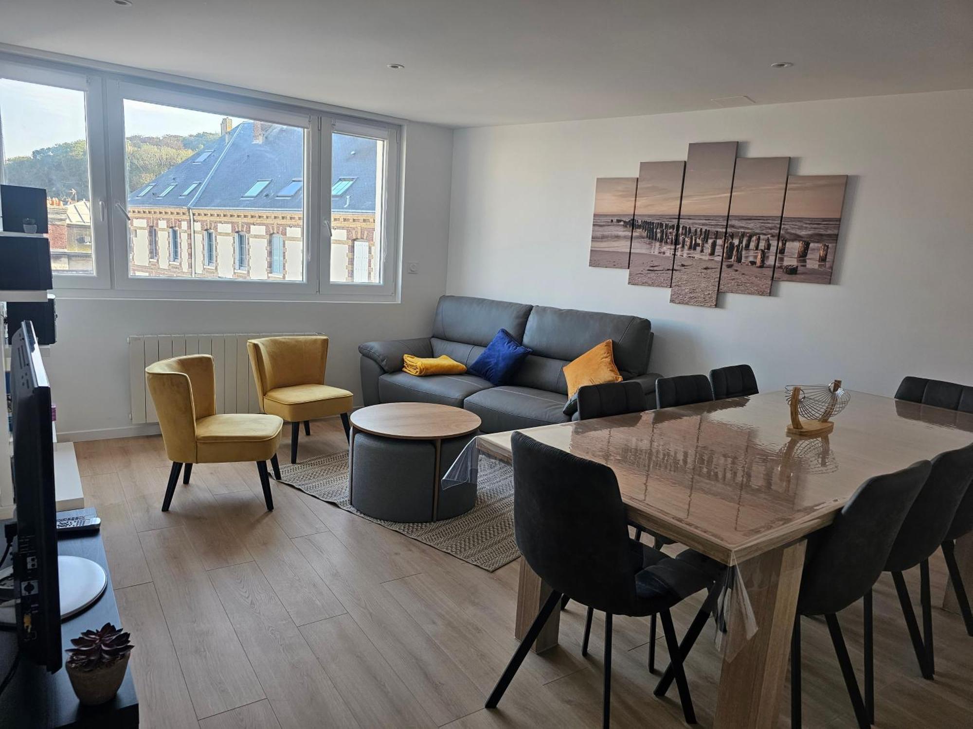 L'Escale Marine Apartment Dieppe Bagian luar foto